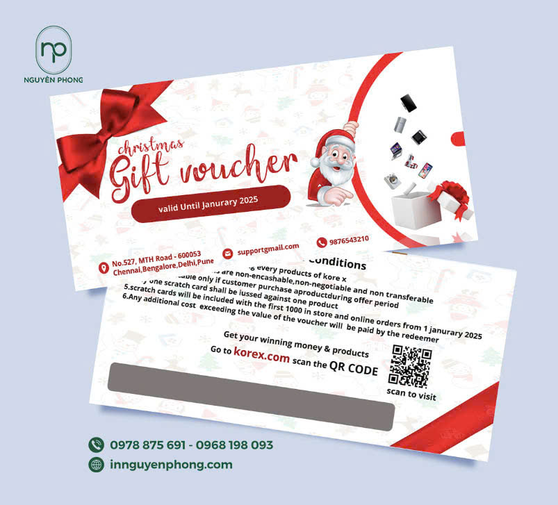 Voucher được thiết kế phù hợp cho các sự kiện lớn
